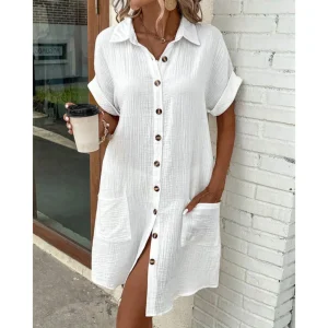 Femmes Robe Chemise | Style Chic