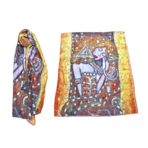 Foulard étole tableau femme    (x3)