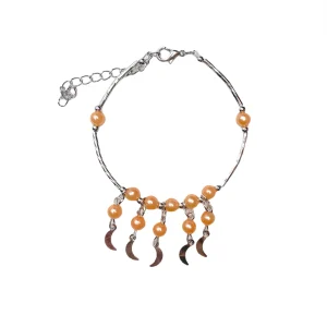 Bracelet fantaisie charms lune #BF25