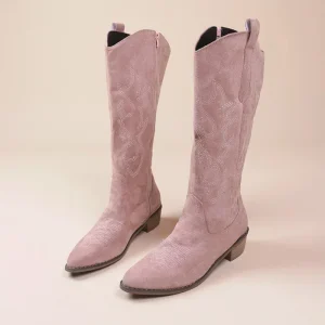 Hildegarde | Bottes cowboy pour femme | Brodées