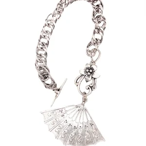Bracelet chaîne éventail (X6) #CZAC03