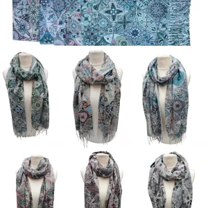 Foulard motif rond (x12)#16