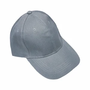 Casquette couleur unie gris clair (x12) #17