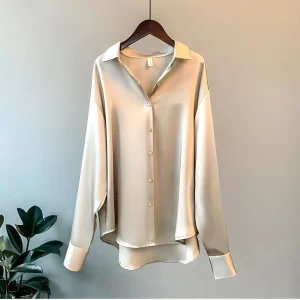 Livie | Chemise satinée pour femme | Chic