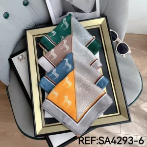 Foulard Carré touche soie 70cmx70cm (x12)#6