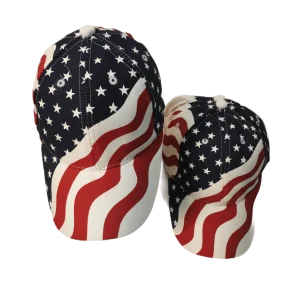 Casquettes drapeau USA  (x6)