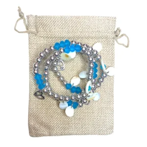 Bracelet fantaisie triple tour #2028-34