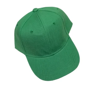 Casquette couleur unie herbe verte  (x12)#21