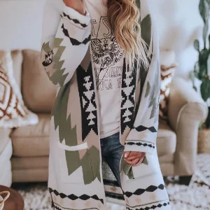 Huguette - Gilet Tricoté Femme Élégant