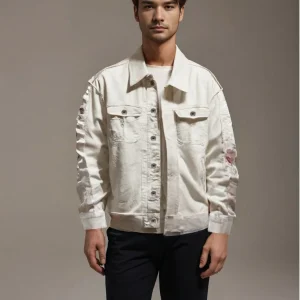 Veste en Jean Streetwear Homme