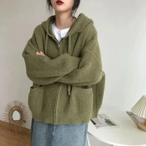 Yvonne | Cardigan zippé pour femme | Tendance