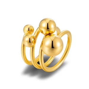 Bague vintage femme or