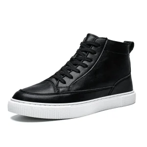 Chaussure Cuir Montant Vintage Homme