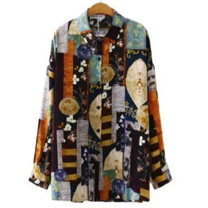 Chemise Style Vintage Femme