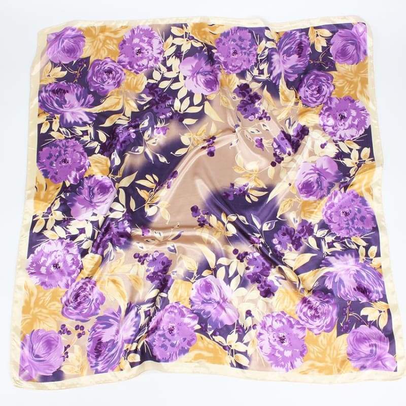 Foulard Violet Vintage – Image 2