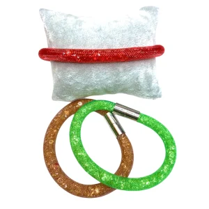 Bracelet fantaisie Star trait couleurs mélangées (x12)