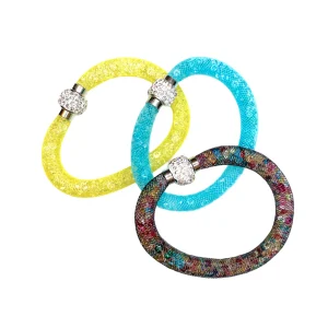 Bracelet fantaisie Star boule couleurs mélangées (x12)