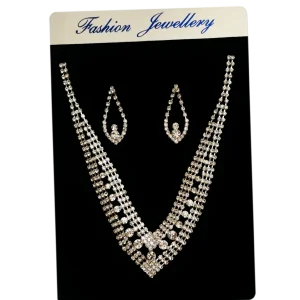 MARIAGE - Parure Estelle (Collier + Boucles d'oreilles)