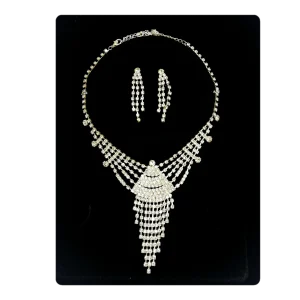 MARIAGE - Parure Clothilde (Collier + Boucles d'oreilles)