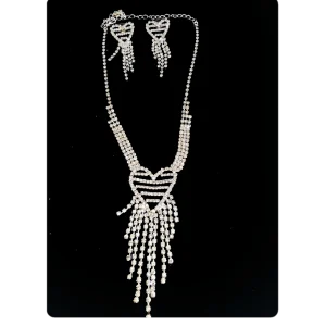 MARIAGE - Parure Sandrine (Collier + Boucles d'oreilles)