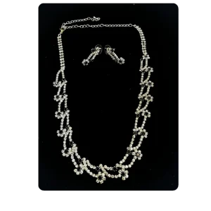 MARIAGE - Parure Kate (Collier + Boucles d'oreilles)