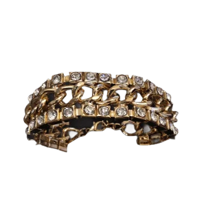 Bracelet bijou fantaisie chaîne doré femme