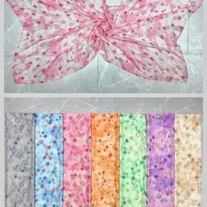 Foulards femme motif fleur (x12)#1