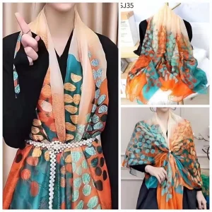 Foulards touche   soie(x4)#28