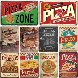 Poster Vintage Pizza Napoletana