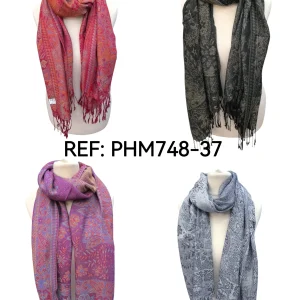 Châle Écharpe   paisley  (x12) #37