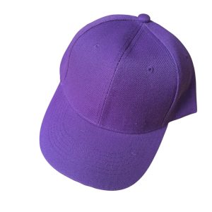 Casquette couleur unie violet (x12)#20