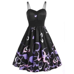 Robe Bretelle Vintage Femme