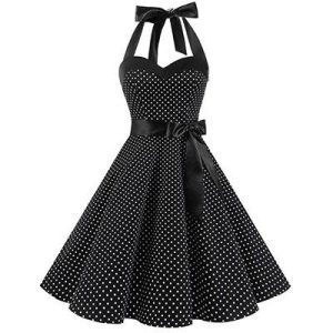 Robe De Soirée Noire Vintage