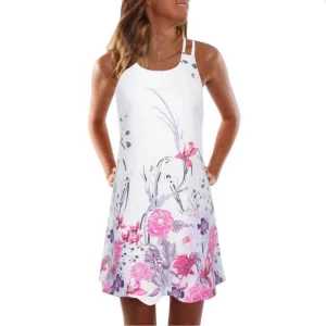 Robe Longue Blanche Rock