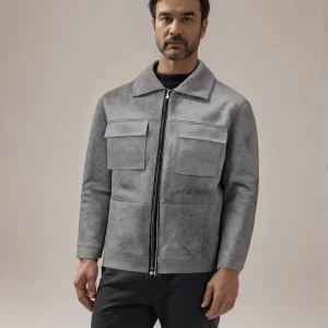 Daim rider - Veste biker homme