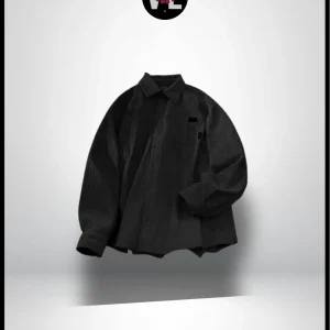 Velours Élégance - Veste Chemise Homme