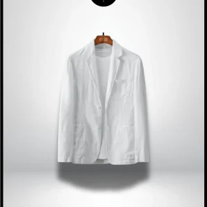 SublimeWhite - Veste de Costume Homme