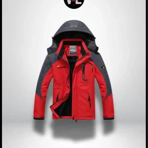 Veste de Ski Rouge Homme