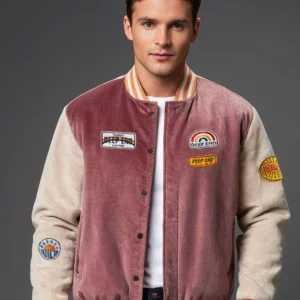 Veste en Jean Rose Homme