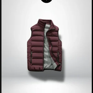 Veste sans Manche Rouge Homme
