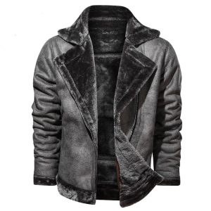 Vintage Veste Fausse Fourrure